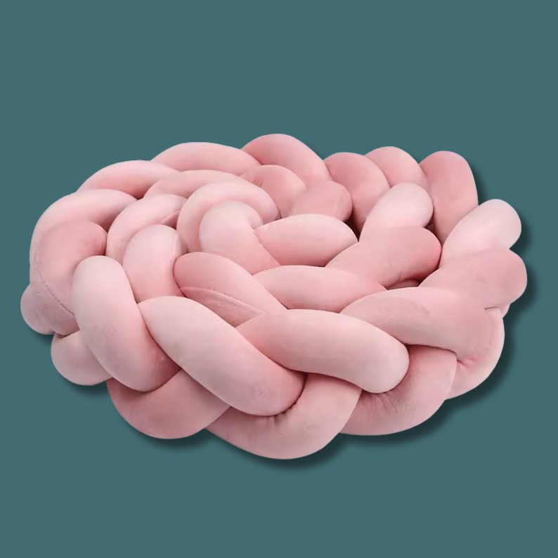 Cuscino Treccia Paracolpi per Culla