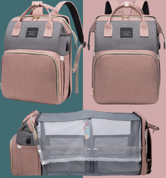 Zaino 3 in 1 con culla portatile
